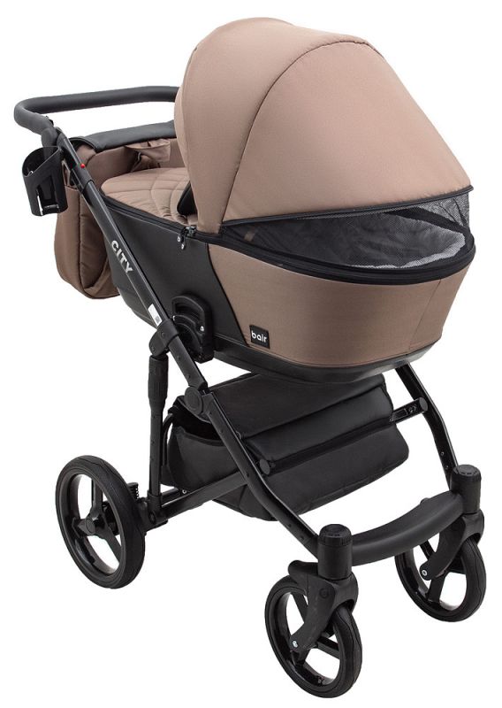 Коляска 2 в 1 Bair City Soft 273 капучино / черный