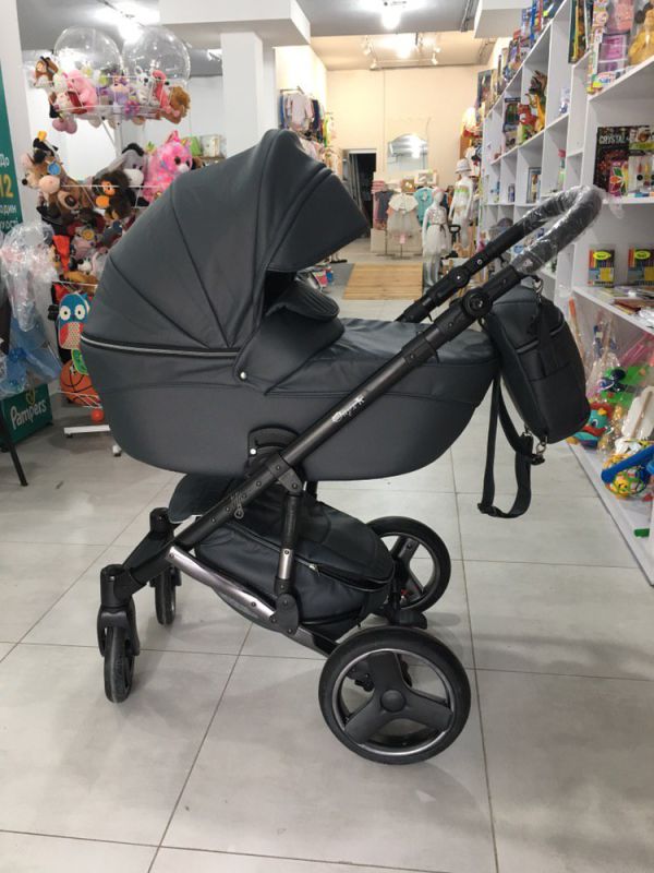Коляска 2 в 1 Mikrus Onyx 46 графіт