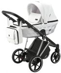 Коляска 2 в 1 Adamex Paolo Star 105 шкіра хром