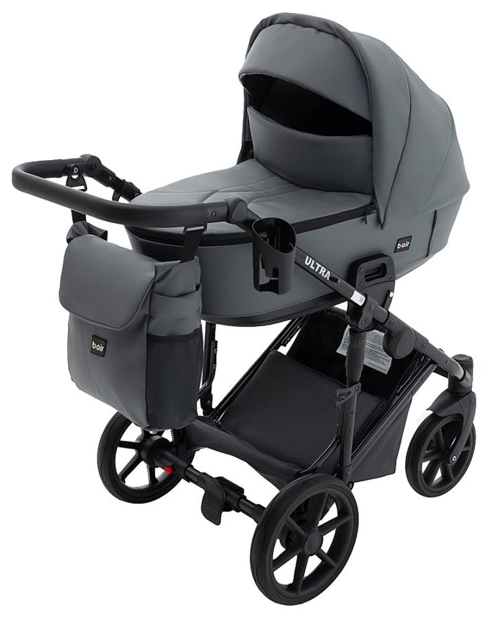 Коляска 2 в 1 Bair Ultra ECO U-47 графіт