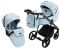 Коляска 2 в 1 Adamex Blanc Tip PS-24 светло-голубой / голубой