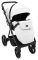 Коляска 2 в 1 Adamex Blanc Eco SA-1 белый
