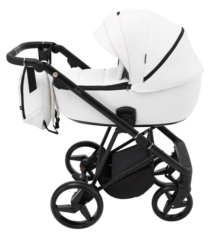 Коляска 2 в 1 Adamex Blanc Eco SA-1 белый