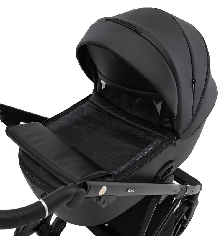 Коляска 2 в 1 Adamex Blanc Eco SA-2 черный