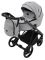 Коляска 2 в 1 Adamex Blanc Eco SA-3 светло-серый
