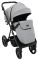 Коляска 2 в 1 Adamex Blanc Eco SA-3 светло-серый