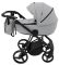 Коляска 2 в 1 Adamex Blanc Eco SA-3 светло-серый