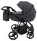 Коляска 2 в 1 Adamex Blanc Eco SA-5 графит