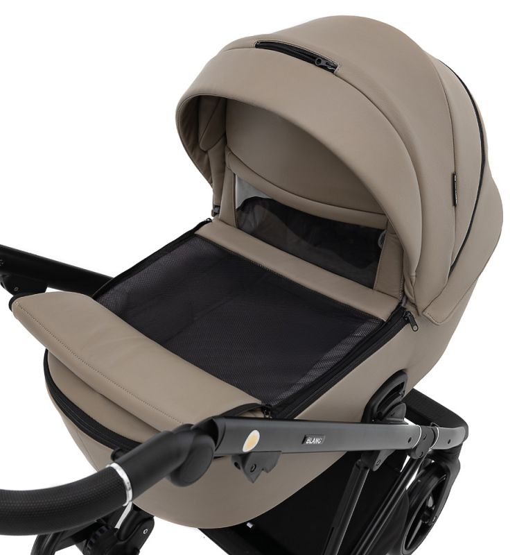 Коляска 2 в 1 Adamex Blanc Eco SA-9 темный капучино