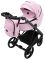 Коляска 2 в 1 Adamex Blanc Eco SA-16 розовый