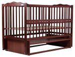 Ліжко Babyroom Веселка маятник, відкидний бік DVMO-2 бук тик