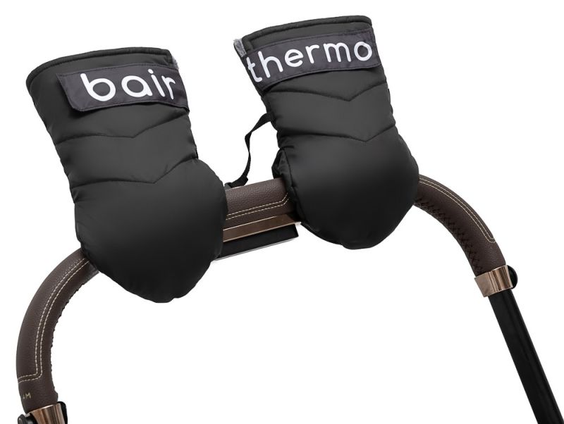 Рукавицы Bair Thermo Mittens  черный (black noire)