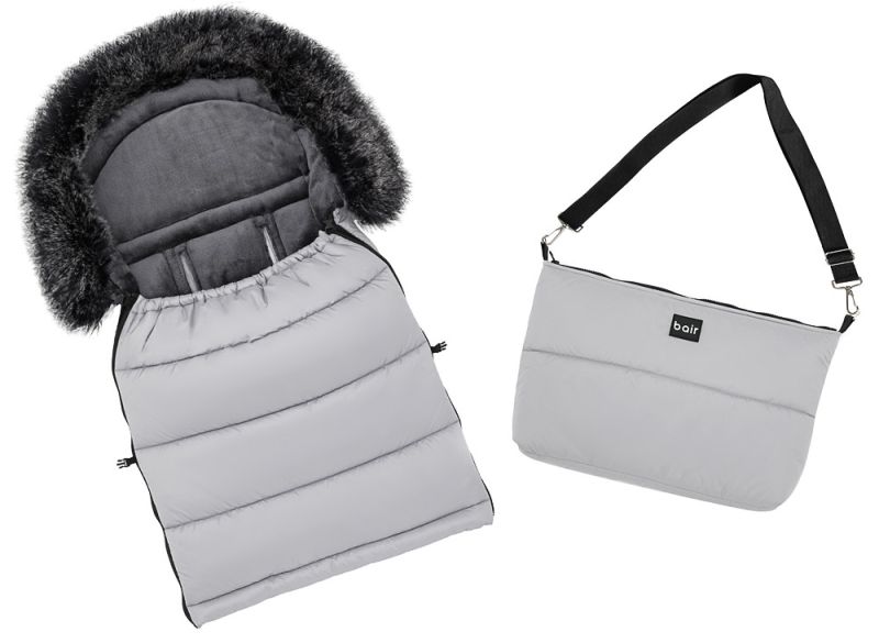 Зимний конверт Bair Arctic NR-2 owl grey серый
