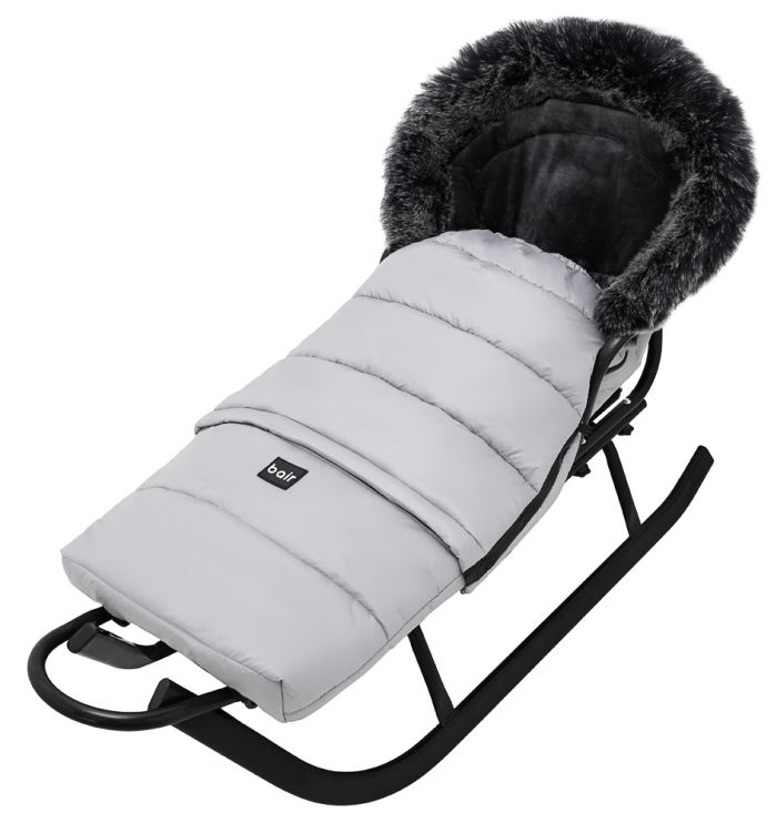 Зимний конверт Bair Arctic NR-2 owl grey серый