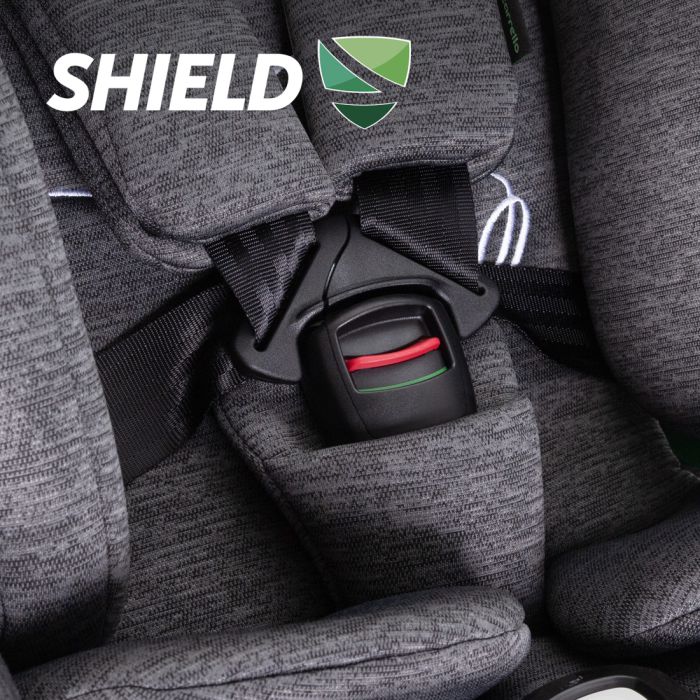 Автокресло CARRELLO Meteorit+ CRL-17515 Space Black i-Size 40-150см ISOFIX с поворотом и опорной стойкой