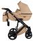 Коляска 2 в 1 Bair Leo шкіра 100% GN-44 бежевий Коляска 2 в 1 Bair Leo шкіра 100% GN-44 бежевий