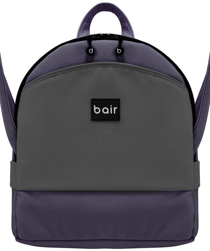 Коляска 2 в 1 Bair Next White кожа 100% 61 сирень