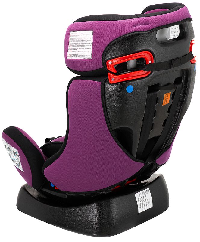 Автокресло Bair Sigma 0+/1/2 (0-25 кг) DS1824 черный - фиолетовый