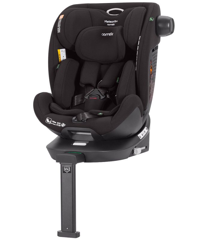 Автокресло CARRELLO Meteorit+ CRL-17515 Space Black i-Size 40-150см ISOFIX с поворотом и опорной стойкой