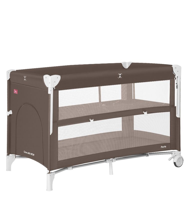 Приставная кроватка-манеж CARRELLO Porta CRL-18103 Chocolate Brown
