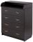 Пеленальный комод Babyroom Комод 4 тел.Big 102x80x50  венге