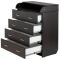 Пеленальный комод Babyroom Комод 4 тел.Big 102x80x50  венге