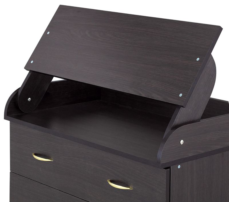 Пеленальный комод Babyroom Комод 4 тел.Big 102x80x50  венге