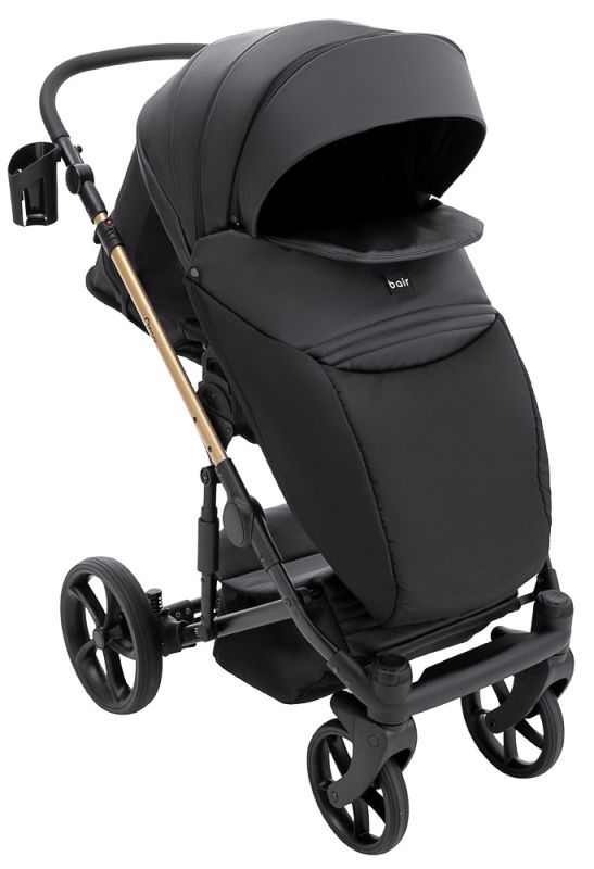 Коляска 2 в 1 Bair Onyx ECO OE-01 черный