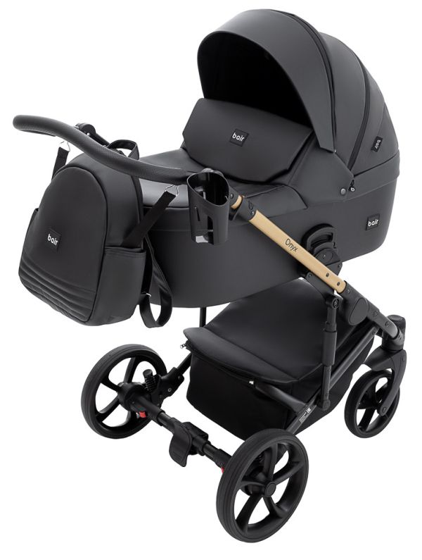 Коляска 2 в 1 Bair Onyx ECO OE-01 черный Коляска 2 в 1 Bair Onyx ECO OE-01 черный
