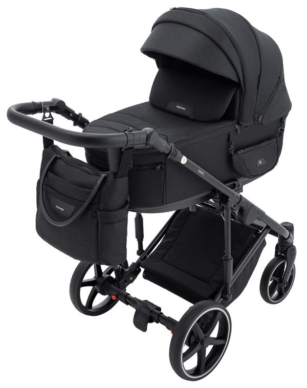 Коляска 2 в 1 Adamex Zico Lux TK-53 чорний