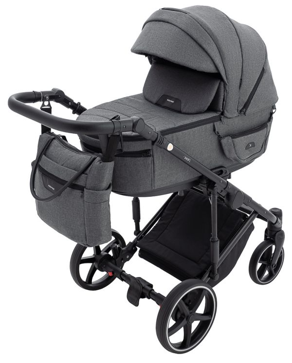 Коляска 2 в 1 Adamex Zico Tip TK-57 графіт