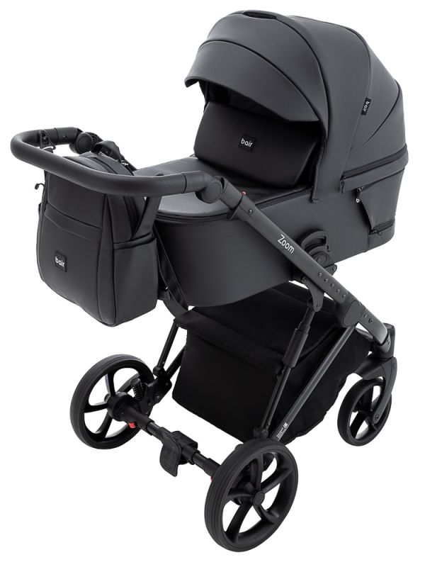 Коляска 2 в 1 Bair Zoom ECO ZE-12 черный