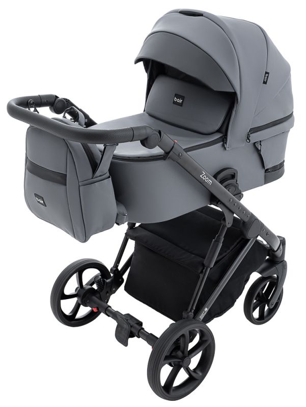 Коляска 2 в 1 Bair Zoom ECO ZE-47 темно-серый