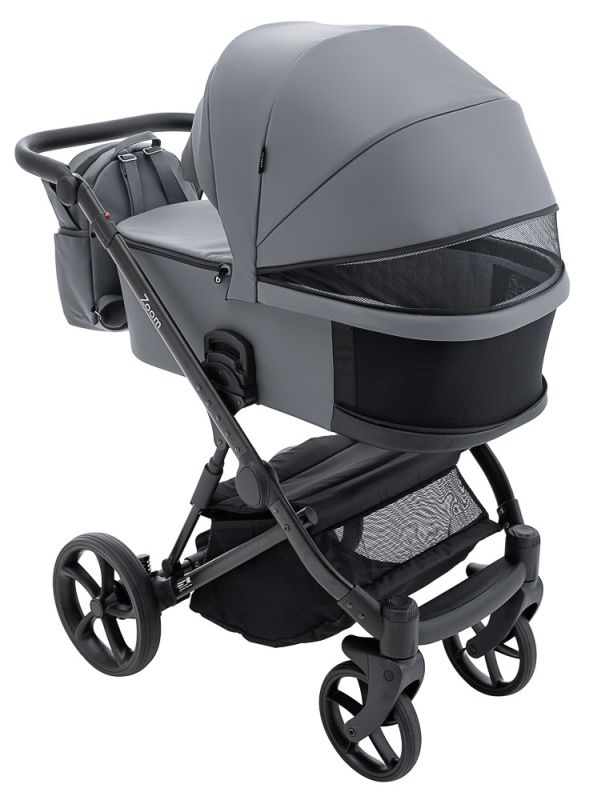 Коляска 2 в 1 Bair Zoom ECO ZE-47 темно-серый