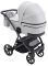 Коляска 2 в 1 Bair Zoom ECO ZE-14 світло-сірий