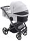 Коляска 2 в 1 Bair Zoom ECO ZE-14 світло-сірий