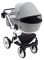 Коляска 2 в 1 Bair Kiwi White ECO BKW-15 серый