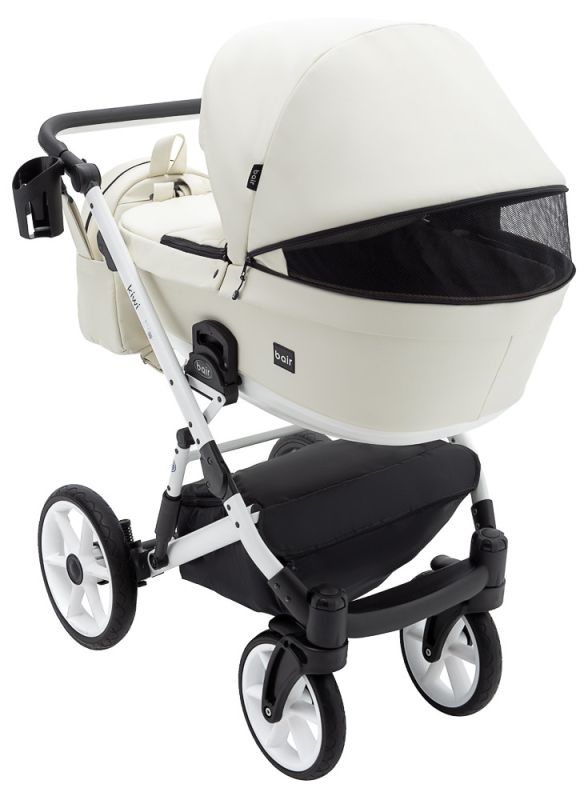 Коляска 2 в 1 Bair Kiwi White ECO BKW-24 слоновая кость