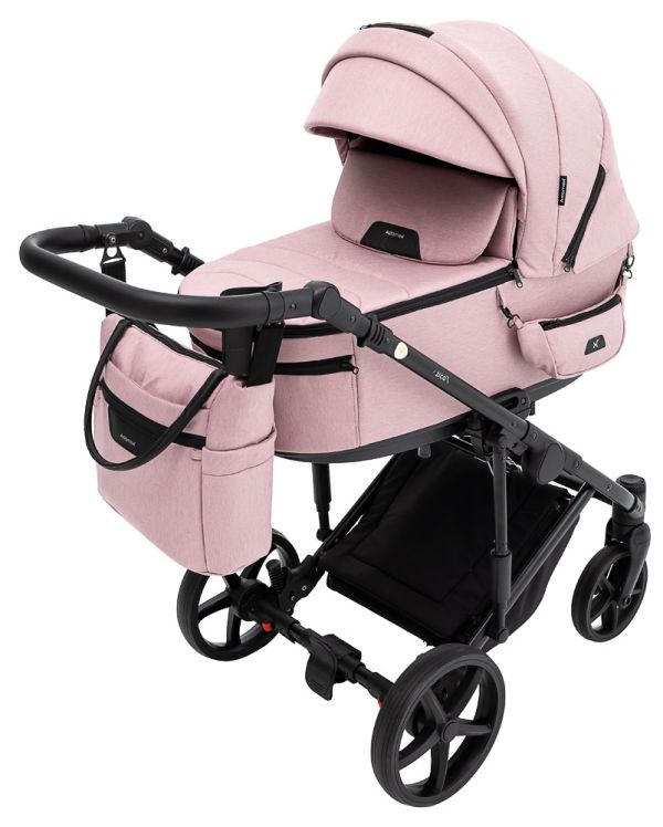 Коляска 2 в 1 Adamex Zico Tip TK-24 рожевий