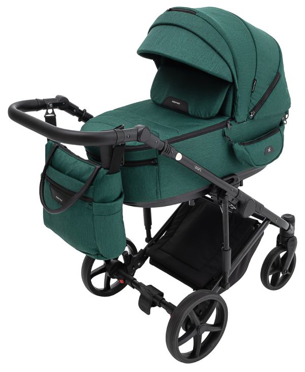 Коляска 2 в 1 Adamex Zico Tip TK-52 темно зелений