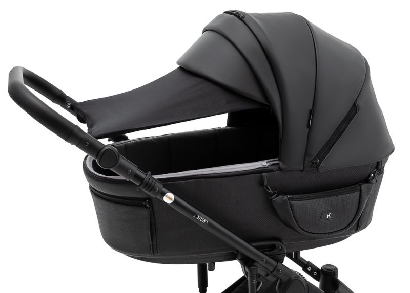 Коляска 2 в 1 Adamex Zico Eco Sa-2 чёрный