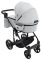 Коляска 2 в 1 Adamex Zico Eco Sa-3 светло-серый