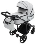 Коляска 2 в 1 Adamex Zico Eco Sa-3 светло-серый