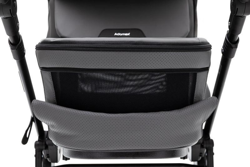 Коляска 2 в 1 Adamex Zico Eco Sa-4 тёмно-серый