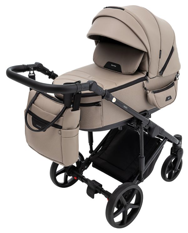 Коляска 2 в 1 Adamex Zico Eco Sa-9 темний капучино