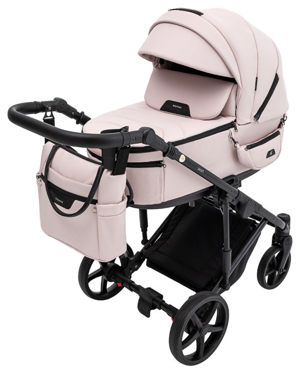 Коляска 2 в 1 Adamex Zico Eco Sa-15 рожевий пудра