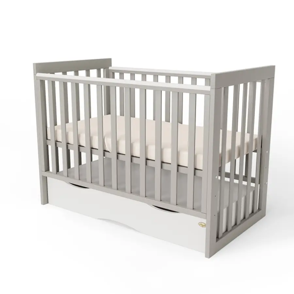 Дитяче ліжечко Angelo Lux -11 сірий