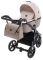 Коляска 2 в 1 Bair Bonita PS-160 бежевый / капучино