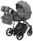 Коляска 2 в 1 Adamex Belissa ECO кожа 100% SA-4 темно-серый