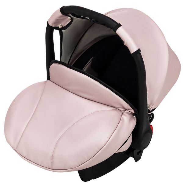 Автокрісло Bair Carlo шкіра 100% CP-02 рожевий перламутр